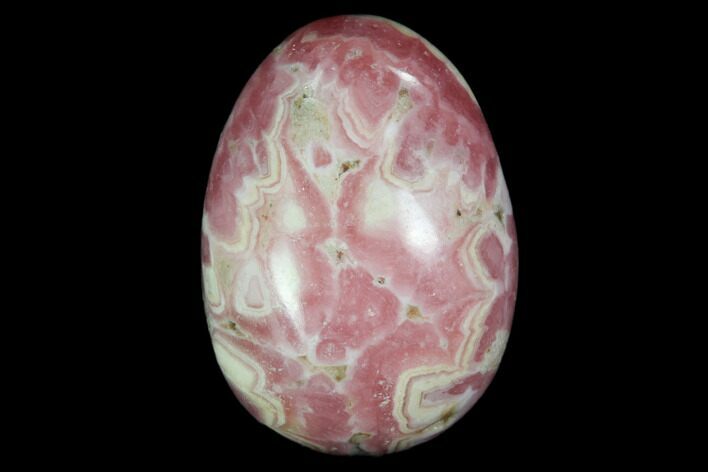 Polished Rhodochrosite Egg - Argentina #100438
